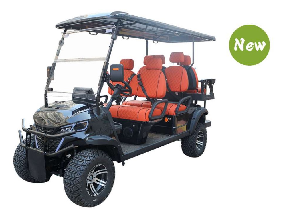 6-Seater Cross-Country Electric Golf Cart Premium All-Terrain Transport for Resorts, Estates & Commercial Use