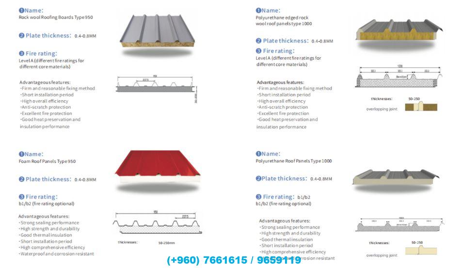 🏆 Premium Roofing Sandwich Panels – Smart, Strong & Efficient!