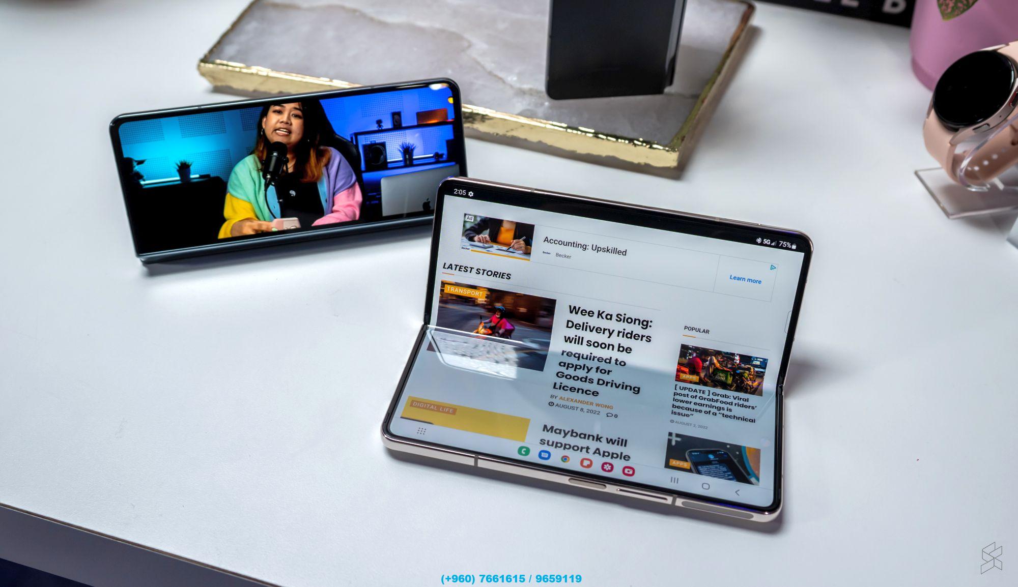 Samsung Z Fold 4 Original (Used Phone A+ Grade ( Excellent Condition  Order Now : WhatsApp / Viber : 965-9119