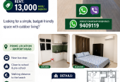 🏡 1-Bedroom Terrace Apartment for Rent – Hulhumalé, Contact (WhatsApp/Viber only): 9409119